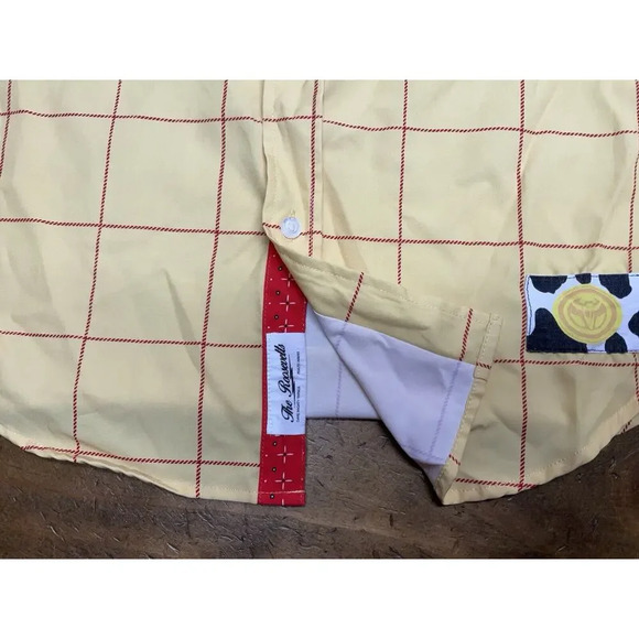 RSVLTS Shirt Men's Small Toy Story Sheriff Woody Button Down Kunuflex - Picture 5 of 11